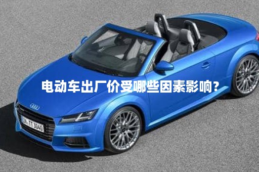 电动车出厂价受哪些因素影响？