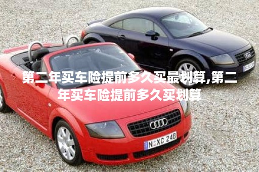 第二年买车险提前多久买最划算,第二年买车险提前多久买划算